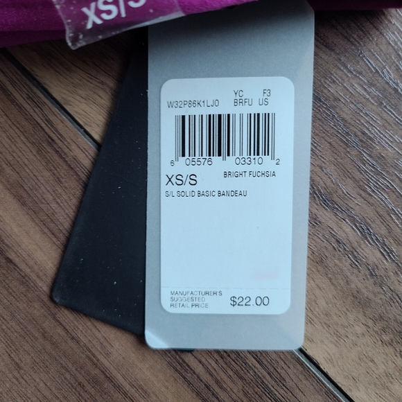 GUESS Bright Fuschia Seamless Bandeau - Picture 2 of 4